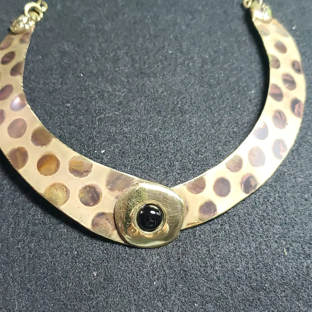 Brass Choker Necklace